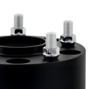 Jeep Wrangler JK Wheel Spacers - Mishimoto - 5x127 - 71.6CB - 50 - 1/2 - Forged 6061-T6 Aluminum - Black - `07-`18