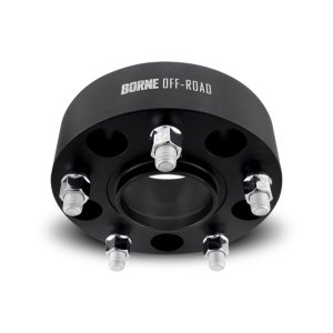Jeep Wrangler JK Wheel Spacers - Mishimoto - 5x127 - 71.6CB - 50 - 1/2 - Forged 6061-T6 Aluminum - Black - `07-`18