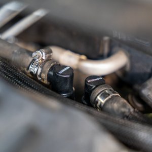 Jeep Grand Cherokee Heater Hose Fitting Set - Mishimoto - CNC-Machined Aluminum - `11-`27 Jeep Grand Cherokee Heater Hose Fitting Set - Mishimoto - CNC-Machined Aluminum - `11-`27