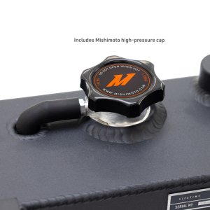 Jeep Wrangler Coolant Reservoir - Mishimoto - TIG-welded Aluminum Expansion Tank - Black - `18-`27