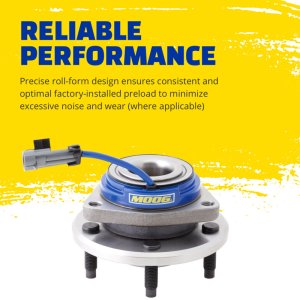 Jeep Wrangler Hub Assembly - Front - Moog - `07-`10