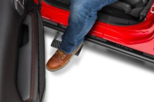 Jeep Gladiator JT Step Nerf Bar - N-Fab - RKR Step System - Full Length - Textured Black - `20-`24