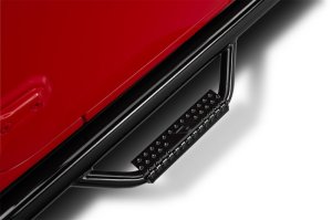 Jeep Gladiator JT Side Steps - N-Fab - Wheel-to-Wheel (2 Steps per Side), 3 in. Main Tube Diameter - Gloss Black - `20-`24