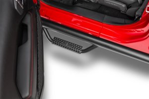 Jeep Wrangler JT Nerf Bars - Wheel-to-Wheel - N-Fab - 3 in. Main Tube Diameter - Textured Black - 2019