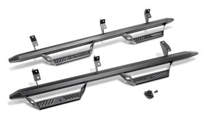 Jeep Wrangler Step Nerf Bar - Full Length - N-Fab - Predator Pro - Textured Black - 2019