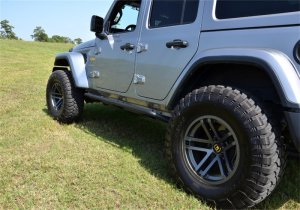 Jeep Wrangler Trail Slider Steps - N-Fab - Textured Black - `20-`25
