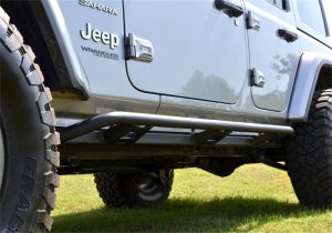 Jeep Wrangler Trail Slider Steps - N-Fab - Textured Black - `20-`25