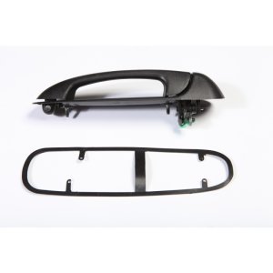 Jeep Liberty Exterior Door Handle - Right Rear - OMIX - Black - `02-`07