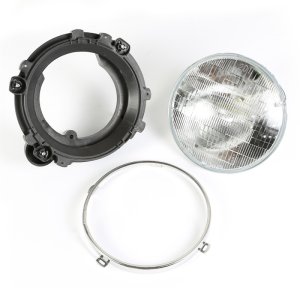 Jeep Wrangler Unlimited LJ Headlights - Left - OMIX - Sealed Beam - `04-`06