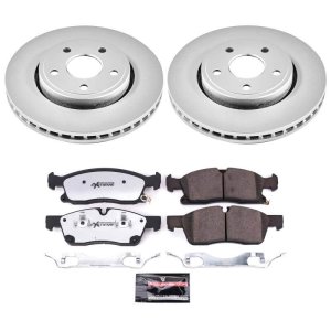 Jeep Grand Cherokee Brake Kit - Front - PowerStop - Z36 Coated Truck & Tow - `17-`20