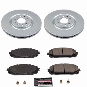 Jeep Cherokee Brake Kit - Front - PowerStop - Z23 Evolution Coated - `16-`23