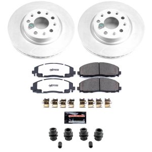 Jeep Wrangler Brake Kit - Front - PowerStop - Z36 Coated Truck & Tow - `18-`25