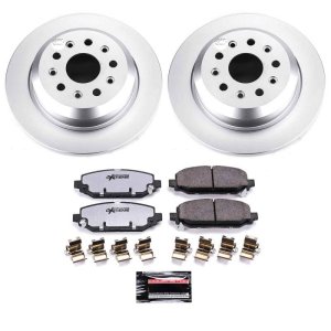 Jeep Wrangler Brake Kit - Rear - PowerStop - Z36 Coated Truck & Tow - `18-`25