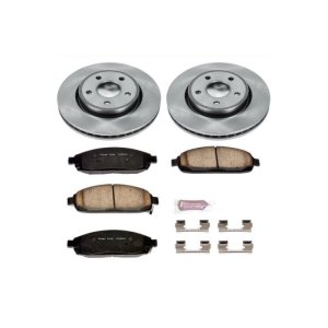 Jeep Commander Brake Kit - Front - PowerStop - OE Stock Replacement Rotors + Z17 Evolution Plus Ceramic Pads - `06-`10