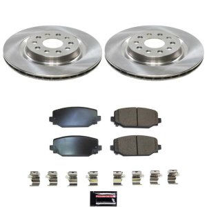 Jeep Grand Cherokee Brake Kit - Rear - PowerStop - Z17 Evolution Plus Ceramic Pads + Autospecialty Rotors - `22-`24