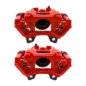 Jeep Wrangler Brake Caliper (2) - Rear - PowerStop - Red - `18-`25