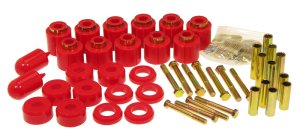 Jeep TJ Suspension Lift Kit - Prothane - 1in Lift Body Mount Kit - Red - `97-`01