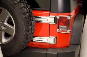 Jeep Wrangler Rear Hinge Cover - Putco - Chrome - `07-`18