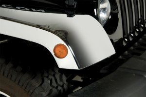 Jeep Wrangler Fender Flares - Putco - ABS Chrome - Chrome - `07-`18