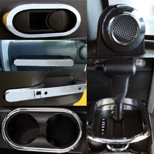 Jeep Wrangler Chrome Trim Accessory Kit - Putco - Chrome - `07-`10