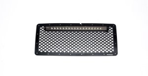 Jeep Wrangler Grille Insert - Putco - Designer FX w/ 20in Luminix Light Bar - Black - `07-`18