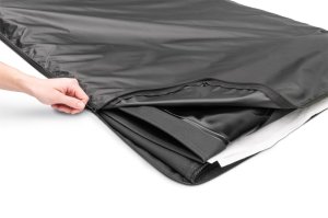 Jeep Wrangler Frameless Soft Top - Rampage - Frameless - Black Diamond - `97-`06