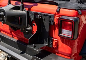 Jeep Wrangler Offroad Jack Mount - Rampage - Black - `07-`19