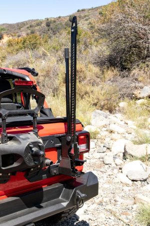 Jeep Wrangler Offroad Jack Mount - Rampage - Black - `07-`19