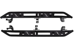 Jeep Wrangler Side Steps - Rampage - Trail Crawler - Black - `18-`19
