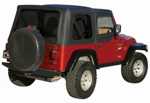 Jeep Wrangler Replacement Soft Top - Rampage - Black Diamond - `97-`06 Jeep Wrangler Replacement Soft Top - Rampage - Black Diamond - `97-`06