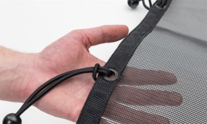 Jeep Wrangler Mesh Shade Top - Rampage - Combo Brief/Topper - Black - `97-`06