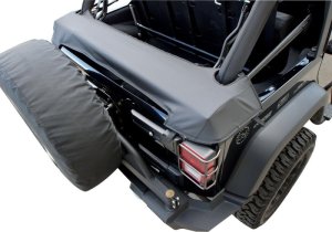 Jeep Wrangler Unlimited Soft Top Storage Boot - Rampage - Black Diamond - `07-`18