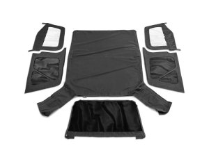 Jeep Wrangler Replacement Soft Top - Rampage - OEM Replacement - Black Denim - `97-`06