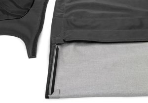 Jeep Wrangler Replacement Soft Top - Rampage - OEM Replacement - Black Denim - `97-`06