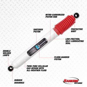 Jeep Wrangler Steering Stabilizer - Front - Rancho - RS5000 - `18-`20
