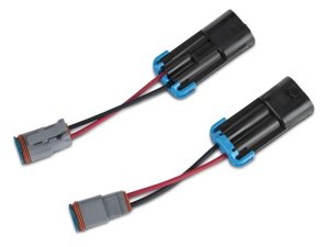 Jeep Wrangler JK Fog Light Wire Harness Adapter Kit - Raxiom - Axial Series H10 to Deutsch - `07-`09