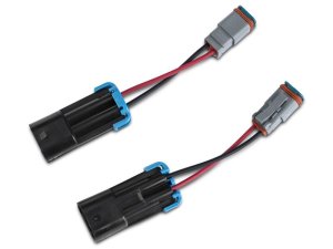 Jeep Wrangler JK Fog Light Wire Harness Adapter Kit - Raxiom - Axial Series H10 to Deutsch - `07-`09
