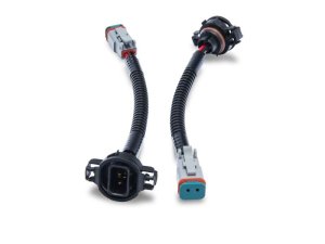 Jeep Wrangler Fog Lights - Raxiom - H16 to Deutsch Wire Harness Adapter Set - `10-`18