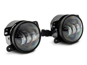 Jeep Wrangler JK Fog Lights - Raxiom - Tri-Bar LED - White - `07-`25
