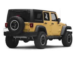 Jeep Wrangler JK LED Taillights - Rear - Raxiom - JL Style with Black Housing - Red Lens - `07-`18