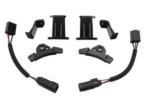 Jeep Wrangler Lighting Kit - Raxiom - Headlight Retro-Fit Kit w/ Harness - Black - `18-`23