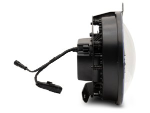 Jeep Gladiator JT LED Headlights - Raxiom - 9-Inch LED Headlights w/RGB Halo - Black Housing - `18-`22