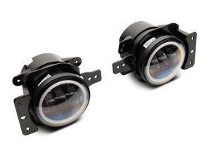 Jeep Gladiator JT Fog Lights - Raxiom - Axial Series LED w/ Halo - White - `20-`23