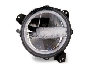 Jeep Wrangler LED Headlights - Raxiom - Axial Series 9-Inch - Black - `18-`23