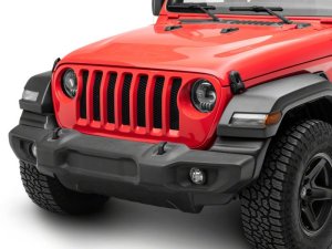 Jeep Wrangler Headlights - Raxiom - Axial Series 9-Inch Angel Eye LED - Black - `18-`23