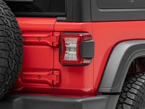 Jeep Wrangler JL LED Taillights - Raxiom - Clear - `18-`26