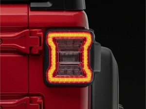 Jeep Wrangler JL LED Taillights - Raxiom - Clear - `18-`26