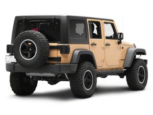 Jeep Wrangler JK LED Taillights - Raxiom - Axial Series JL Style - Smoked - `07-`18
