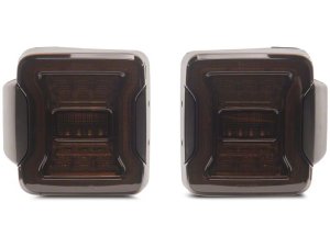 Jeep Wrangler JK LED Taillights - Raxiom - Axial Series JL Style - Smoked - `07-`18