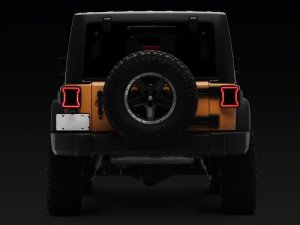 Jeep Wrangler JK LED Taillights - Raxiom - Axial Series JL Style - Smoked - `07-`18